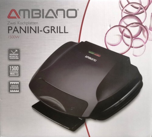 Ambiano panini grill 1500 2 - panini,